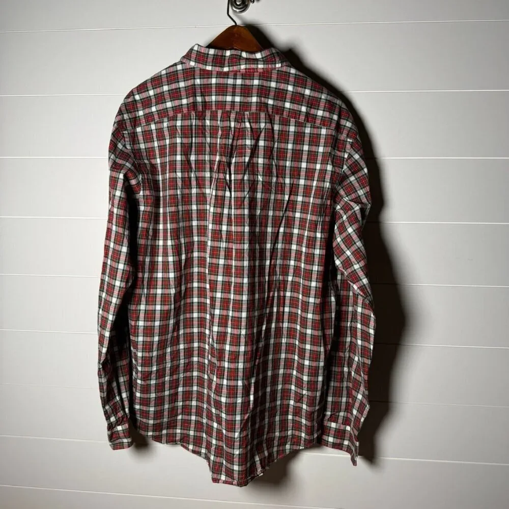 Polo Ralph Lauren Men's Classic Fit Plaid Cotton Shirt XXL